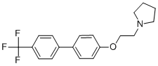 CAS#: 10355-14-3, 1-[2-[4-[4-(Trifluoromethyl)Phenyl]Phenoxy]Ethyl]Pyrrolidine
