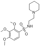 CAS 登录号：103595-47-7， 2,3,4-三甲氧基-N-(2-哌啶-1-基乙基)苯磺酰胺