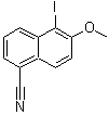 CAS#: 103604-48-4, 5-Iodo-6-Methoxy-1-Naphthonitrile