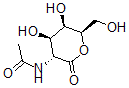 CAS 登录号：10366-76-4， N-[(3R,4R,5R,6R)-4,5-二羟基-6-(羟基甲基)-2-氧代四氢吡喃-3-基]乙酰胺
