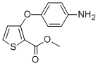 CAS 登录号：103790-38-1， 3-(4-氨基苯氧基)-2-噻吩羧酸甲酯