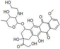CAS#: 103851-20-3, N-(2-Hydroxyethyl)Doxorubicin