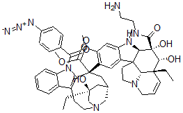 CAS 登录号：103974-27-2， N-(4-叠氮基苯甲酰基)-N'-beta-氨基乙基长春地辛