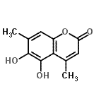 CAS#: 103989-73-7, 5,6-Dihydroxy-4,7-Dimethyl-2H-Chromen-2-One