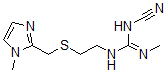 CAS#: 104057-02-5, 3-Cyano-2-Methyl-1-[2-[(1-Methylimidazol-2-Yl)Methylsulfanyl]Ethyl]Guanidine