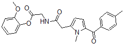CAS#: 104076-16-6, (2-Methoxyphenyl) 2-[[2-[1-Methyl-5-(4-Methylbenzoyl)Pyrrol-2-Yl]Acetyl]Amino]Acetate