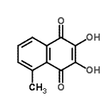 CAS#: 104094-16-8, 2,3-Dihydroxy-5-Methyl-1,4-Naphthoquinone