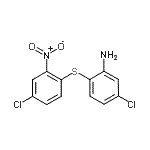 CAS#: 104115-87-9, 5-Chloro-2-[(4-Chloro-2-Nitrophenyl)Sulfanyl]Aniline