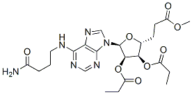 CAS#: 104124-23-4, [(2S,3R,4R,5R)-2-[6-[(4-Amino-4-Oxobutyl)Amino]Purin-9-Yl]-4-Propanoyloxy-5-(Propanoyloxymethyl)Oxolan-3-Yl] Propanoate