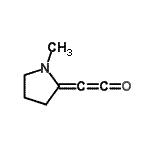 CAS#: 104165-17-5, (1-Methyl-2-pyrrolidinylidene)ethenone