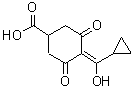 CAS#: 104273-73-6, 4-[Cyclopropyl(hydroxy)methylene]-3,5-dioxocyclohexanecarboxylic acid