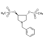 CAS 登录号：104351-40-8， (3R,4R)-1-苄基-3,4-吡咯烷二基二甲烷磺酸酯