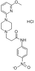 CAS#: 104373-68-4, 3-[4-(6-Methoxypyridin-2-Yl)Piperazin-1-Yl]-N-(4-Nitrophenyl)Propanamide Hydrochloride