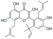 CAS#: 104494-29-3, 2-[4,5-Dihydroxy-2,3-Bis(3-Methylbut-2-Enyl)Phenyl]-3,5,7-Trihydroxy-8-(2-Methylbut-3-En-2-Yl)Chromen-4-One