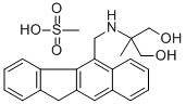 CAS#: 104500-13-2, 2-((11H-Benzo(b)fluoren-5-ylmethyl)amino)-2-methyl-1,3-propanediol methanesulfonate