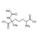 CAS#: 104572-47-6, 2-Acetamido-6-Amino-2-Methylheptanedioic Acid