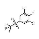 CAS 登录号：104614-75-7， 1,2,3-三氯-5-[(三氟甲基)磺酰基]苯