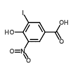 CAS#: 10463-17-9, 4-Hydroxy-3-Iodo-5-Nitrobenzoic Acid