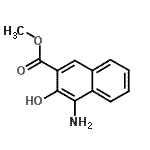 CAS#: 104655-33-6, Methyl 4-Amino-3-Hydroxy-2-Naphthoate