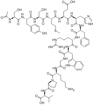 CAS#: 10466-28-1, 13-L-Valine-alpha-Melanotropin (Swine)