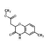 CAS#: 104662-85-3, Methyl (6-Methyl-3-Oxo-3,4-Dihydro-2H-1,4-Benzoxazin-2-Yl)Acetate