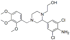 CAS#: 104672-11-9, 4-Amino-3,5-Dichlorophenyl-4-((2,3,4-Trimethoxyphenyl)Methyl)-1-Piperazineethanol
