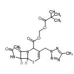 CAS#: 104712-44-9, [(2,2-Dimethylpropanoyl)Oxy]Methyl 7-Acetamido-3-[(5-Methyl-2H-Tetrazol-2-Yl)Methyl]-8-Oxo-5-Thia-1-Azabicyclo[4.2.0]Oct-3-Ene-2-Carboxylate