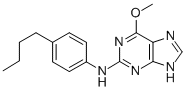 CAS#: 104715-69-7, 2-((4-Butylphenyl)Amino)-6-Methoxy-9H-Purine