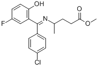 CAS#: 104775-07-7, Methyl 4-[[(E)-(4-Chlorophenyl)-(3-Fluoro-6-Oxo-1-Cyclohexa-2,4-Dienylidene)Methyl]Amino]Pentanoate