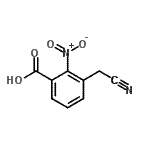 CAS 登录号：104825-34-5， 3-(氰基甲基)-2-硝基苯甲酸