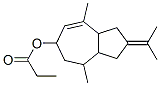 CAS#: 10486-26-7, 1,2,3,3a,4,5,6,8a-Octahydro-2-isopropylidene-4,8-dimethylazulen-6-yl propionate