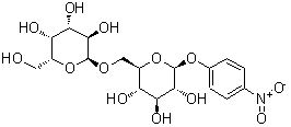 CAS#: 104872-92-6, 4-Nitrophenyl 6-O-alpha-D-Galactopyranosyl-beta-D-Glucopyranoside
