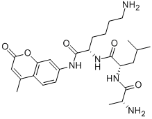 CAS 登录号：104881-72-3， D-丙氨酰-L-亮氨酰-N-(4-甲基-2-氧代-2H-1-苯并吡喃-7-基)-L-赖氨酰胺