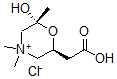 CAS#: 104928-58-7, 2-[(2S,6S)-6-Hydroxy-4,4,6-Trimethylmorpholin-4-Ium-2-Yl]Acetic Acid Chloride