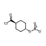 CAS 登录号：104963-58-8， 反式-4-(氯甲酰基)环己基硝酸酯