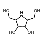 CAS 登录号：105015-44-9， 2,5-二(羟基甲基)-3,4-吡咯烷二醇