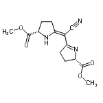 CAS#: 105251-49-8, Methyl (5E)-5-{Cyano[(2S)-2-(Methoxycarbonyl)-3,4-Dihydro-2H-Pyrrol-5-Yl]Methylene}-L-Prolinate