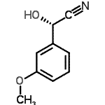 CAS#: 105307-09-3, (2S)-Hydroxy(3-Methoxyphenyl)Acetonitrile