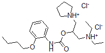 CAS#: 105404-38-4, [2-[(2-Butoxyphenyl)Carbamoyloxy]-3-Pyrrolidin-1-Ium-1-Ylpropyl]-Diethylazanium Dichloride