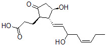 CAS#: 105450-12-2, 3-[(1R,2R,3R)-3-Hydroxy-2-[(1E,5Z)-3-Hydroxyocta-1,5-Dienyl]-5-Oxocyclopentyl]Propanoic Acid