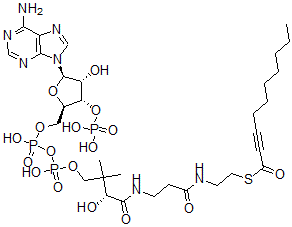 CAS 登录号：105528-05-0， 癸-2-炔酰基-辅酶A