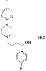 CAS#: 105565-55-7, alpha-(4-Fluorophenyl)-4-(5-Fluoro-2-Pyrimidinyl)-1-Piperazinebutanol Hydrochloride