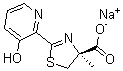 CAS#: 105635-69-6, (4S)-4,5-Dihydro-2-(3-Hydroxy-2-Pyridinyl)-4-Methyl-4-Thiazolecarboxylicacid Sodium Salt (1:1)