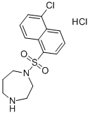 CAS#: 105637-50-1, 1-[(5-Chloro-1-Naphthalenyl)Sulfonyl]Hexahydro-1H-1,4-Diazepine Hydrochloride (1:1)