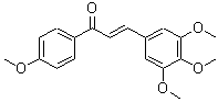CAS 登录号：105686-91-7， (2E)-1-(4-甲氧基苯基)-3-(3,4,5-三甲氧基苯基)-2-丙烯-1-酮