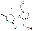 CAS#: 105708-56-3, 1-[(3S,4R,5S)-4,5-Dimethyl-2-Oxooxolan-3-Yl]-5-(Hydroxymethyl)Pyrrole-2-Carbaldehyde