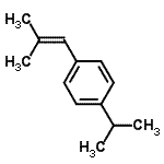 CAS 登录号：105737-90-4， 1-异丙基-4-(2-甲基-1-丙烯-1-基)苯