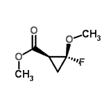 CAS#: 105783-72-0, Methyl (1S,2R)-2-Fluoro-2-Methoxycyclopropanecarboxylate