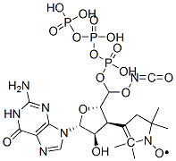 CAS#: 105822-89-7, 3'-(2,2,5,5-Tetramethylpyrroline-1-Oxyl-3-Carbonyl)Amino-3'-Deoxyguanosine 5'-Triphosphate