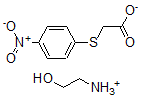 CAS#: 105892-18-0, 2-hydroxyethylazanium 2-(4-nitrophenyl)sulfanylethanoate